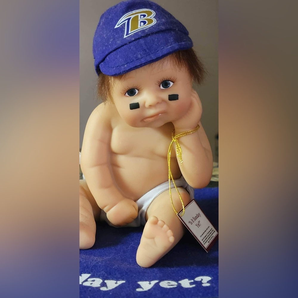 Cheerful Purple Doll with Accessories
